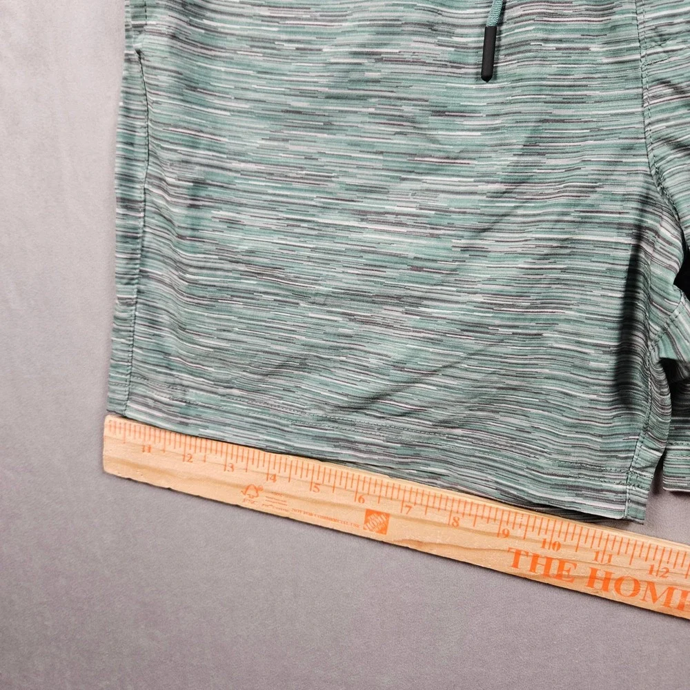 Chubbies Swim Trunks Mens Medium Green Space Dye 5.5 Inseam Compression Liner